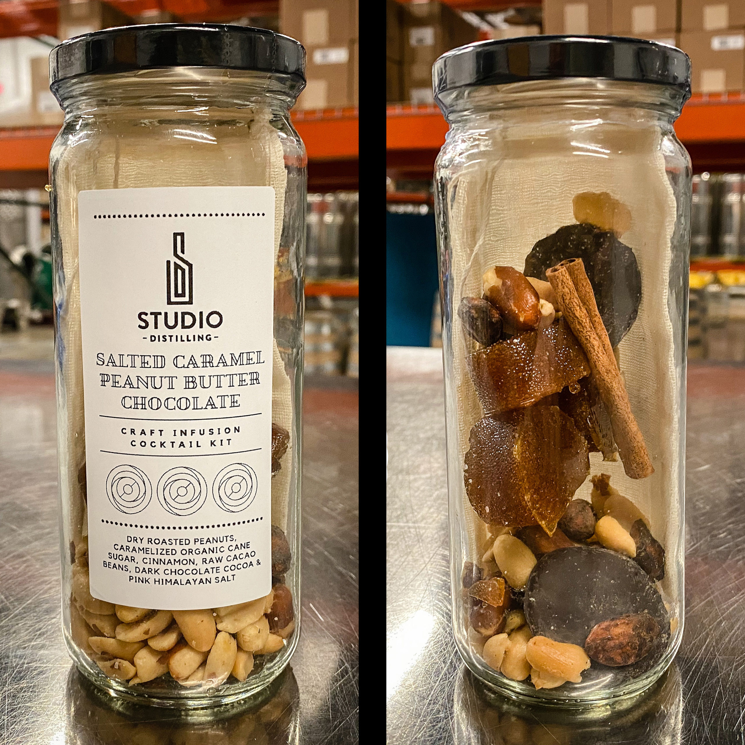 Salted Caramel Peanut Butter Chocolate Craft Infusion Cocktail Kit