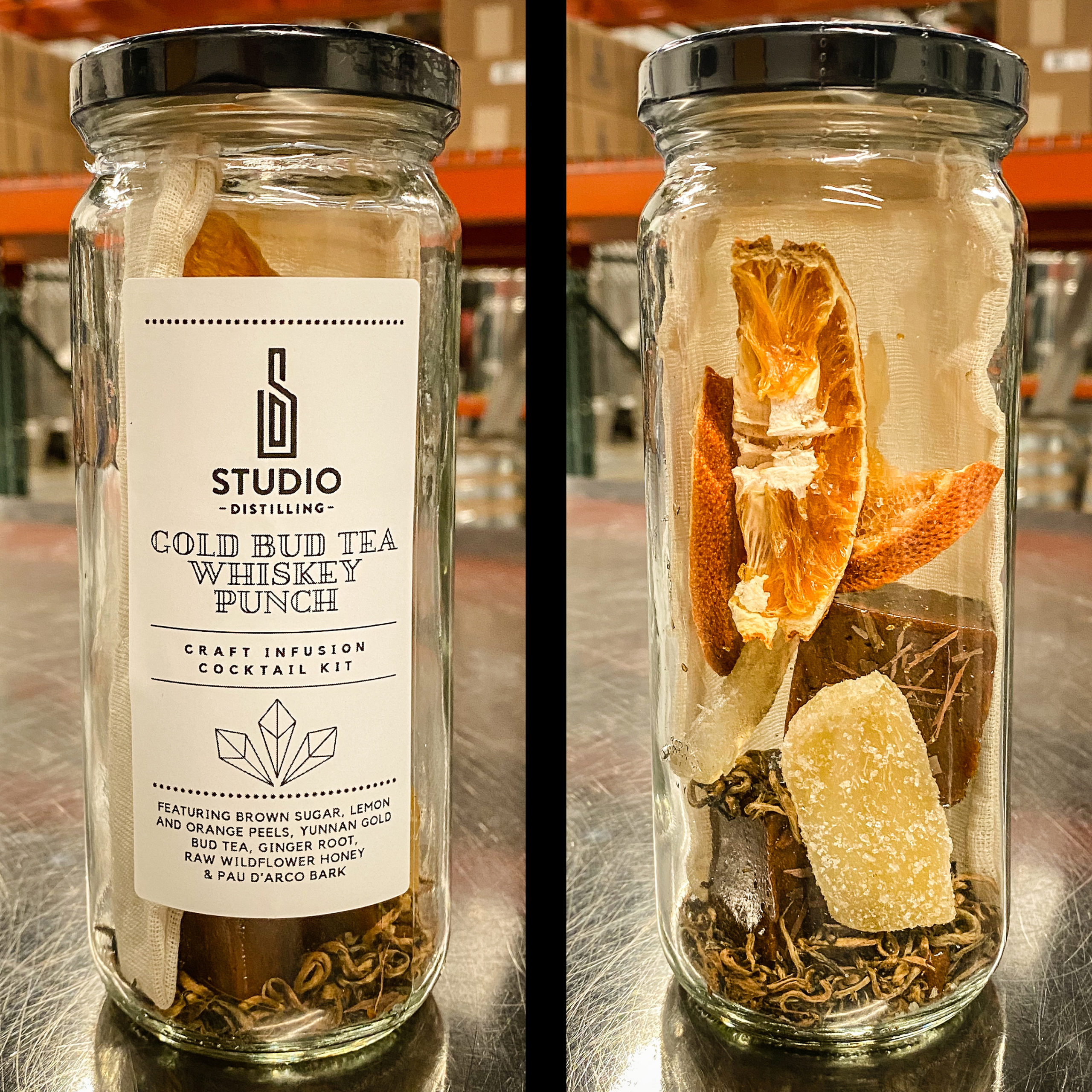 Craft Infusion Cocktail Kit Gold Bud Whiskey Punch